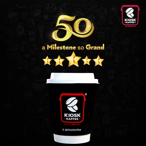 India A Priority Market For Kiosk Kaffee, To Establish Outlets On 5x Rate Every Year  Celebrating 50 Outlets